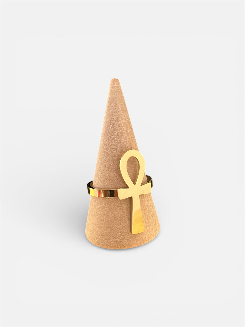 Bague Ankh ajustable